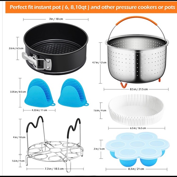 NEW Homemaxs 6pcs Instant Pot Accessories Set - Picture 6 of 10